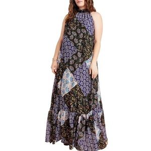 MAEVE x ANTHROPOLOGIE Katrina Patchwork Boho Maxi Dress
